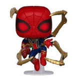 MARVEL - AVENGERS ENDGAME - POP FUNKO 574 IRON SPIDER W/ NANO GAUNTLET 9CM