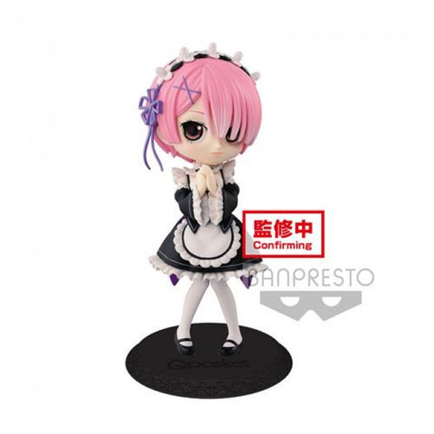 RE:ZERO - STARTING LIFE IN ANOTHER WORLD - Q POSKET - RAM (NORMAL COLOR VER.) - FIGURE 14CM