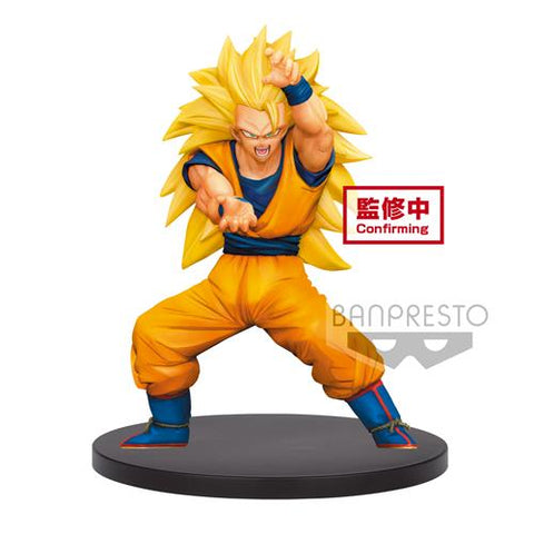DRAGON BALL SUPER - CHOSENSHIRETSUDEN VOL.4 - SUPER SAIYAN 3 SON GOKU - BANPRESTO STATUA 16CM