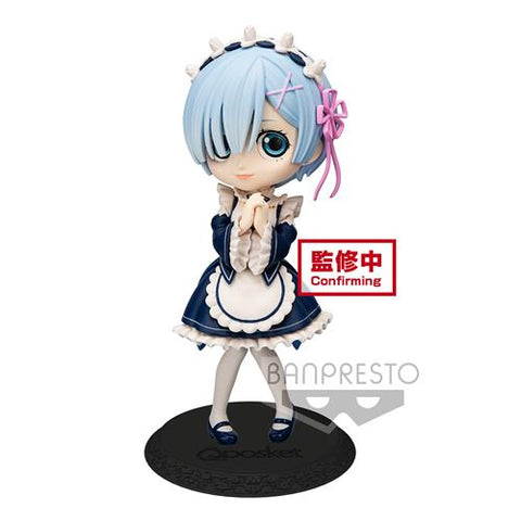 RE:ZERO - STARTING LIFE IN ANOTHER WORLD - Q POSKET - REM (VARIANT COLOR VER.) - FIGURE 14CM