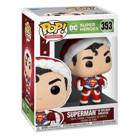 DC SUPERMAN IN HOLIDAY SWEATER POP