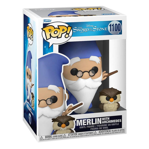 THE SWORD IN THE STONE MERLIN W/ARCHIMEDES POP