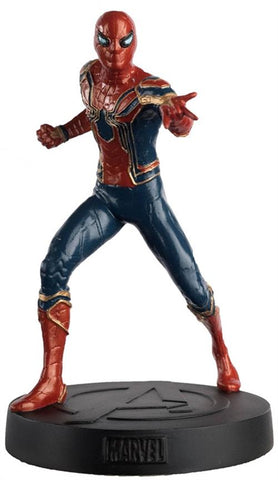 MARVEL FIGURE & MAGAZINE - IRON SPIDER (SPIDER MAN) 14CM