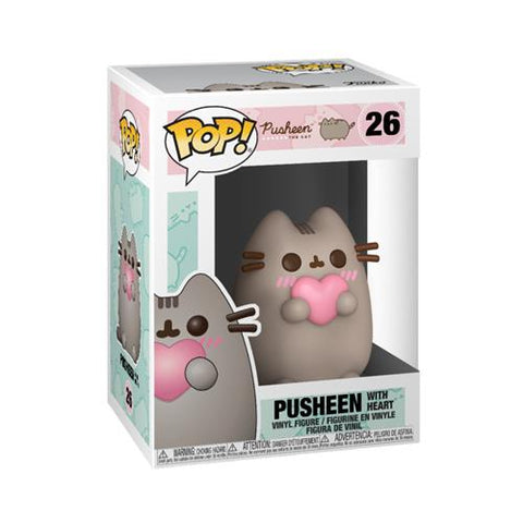 PUSHEEN - POP FUNKO VINYL FIGURE PUSHEEN W/ HEART 9CM