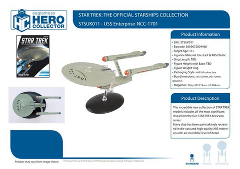 STAR TRECK SHIP - USS ENTERPRISE NCC-1701-B