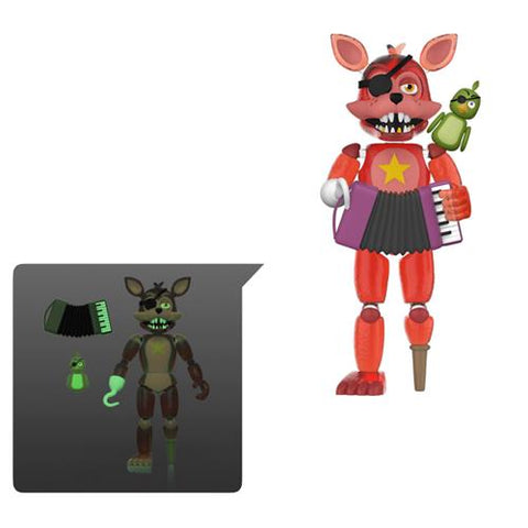 FIVE NIGHTS AT FREDDY'S PIZZA SIMULATOR - ROCKSTAR FOXY - ACTION FIGURE 9CM