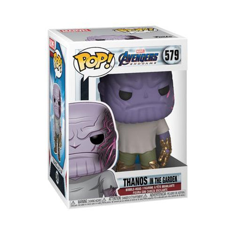 MARVEL - AVENGERS ENDGAME - POP FUNKO 579 CASUAL THANOS W/ GAUNTLET 9CM