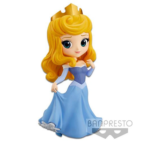 DISNEY - Q POSKET - AURORA PRINCESS DRESS (BLUE COLOR VER.) - FIGURE 14CM