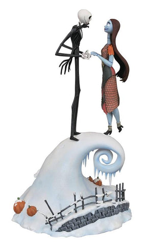 NIGHTMARE BEFORE CHRISTMAS MILESTONE - JACK AND SALLY - STATUA 35CM