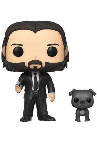 JOHN WICK BLACK SUIT WITH DOG POP