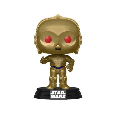 STAR WARS: THE RISE OF SKYWALKER - POP FUNKO C-3PO RED EYES (METALLIC) 9CM