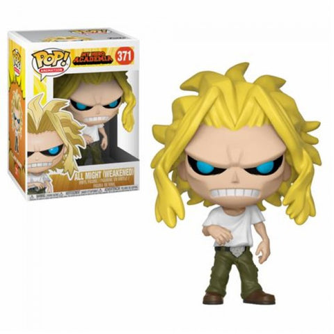 MY HERO ACADEMIA - POP FUNKO VINYL FIGURE 371 ALL MIGHT (WEAKENED) 9CM