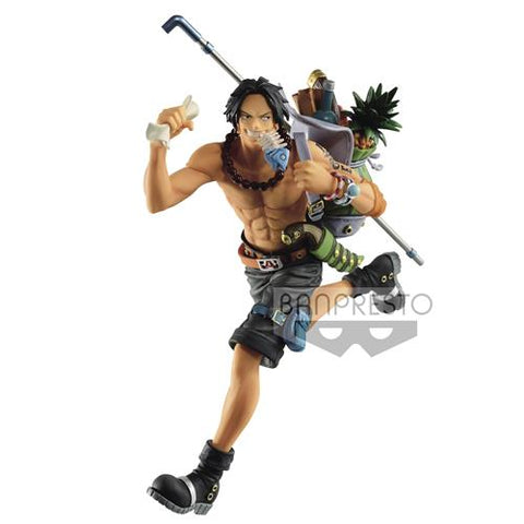 ONE PIECE - THREE BROTHERS - PORTGAS D. ACE - BANPRESTO FIGURE 14CM