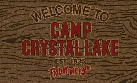 FRIDAY THE 13TH - DOORMAT - WELCOME TO CAMP CRYSTAL LAKE