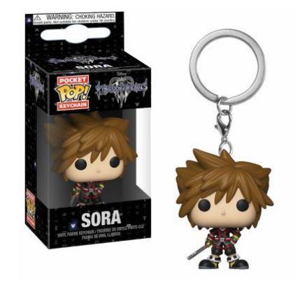 KINGDOM HEARTS 3 SORA KEYCHAINS
