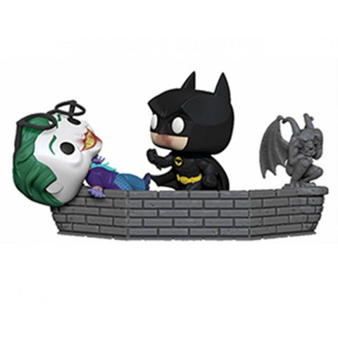 BATMAN 80TH - POP FUNKO VINYL FIGURE 280 MOVIE MOMENT - BATMAN AND JOKER 9CM