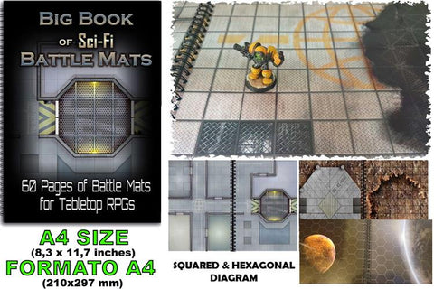 BIG BOOK OF SCI-FI BATTLE MATS (A4)