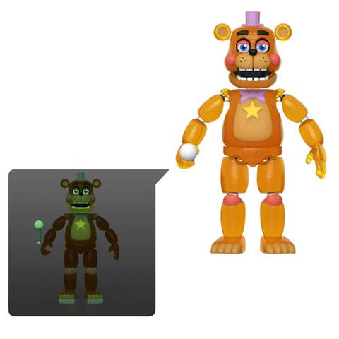 FIVE NIGHTS AT FREDDY'S PIZZA SIMULATOR - ROCKSTAR FREDDY - ACTION FIGURE 9CM