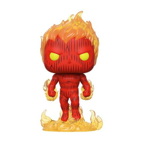 FANTASTIC FOUR - POP FUNKO VINYL FIGURE HUMAN TORCH 9CM