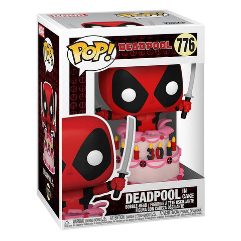 MARVEL DEADPOOL IN CAKE POP