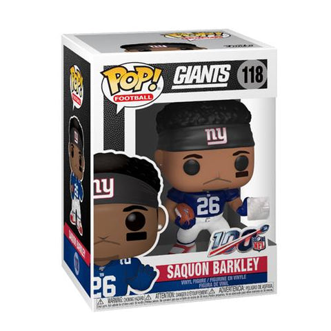 NFL - POP FUNKO SAQUON BARKLEY 9CM - GIANTS (HOME JERSEY)