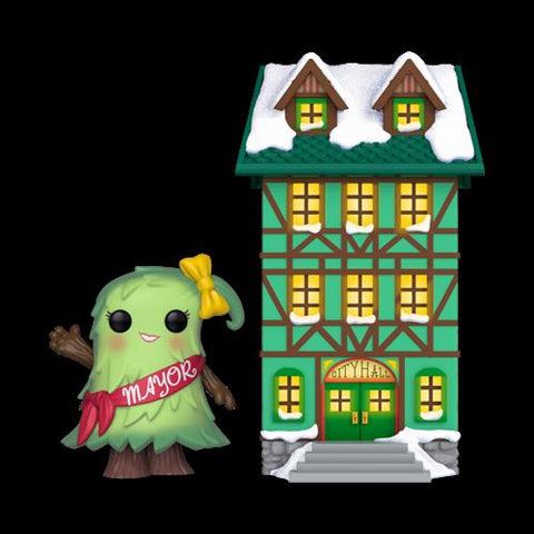HOLIDAY TOWN - POP FUNKO TOWN HALL W/ MAYOR PATTY NOBLE 9CM