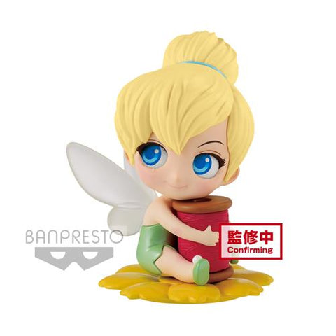 DISNEY - Q POSKET SWEETINY - TINKER BELL (MILKY COLOR VER.) - FIGURE 8CM