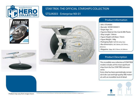 STAR TRECK SHIP - ENTERPRISE NX-01