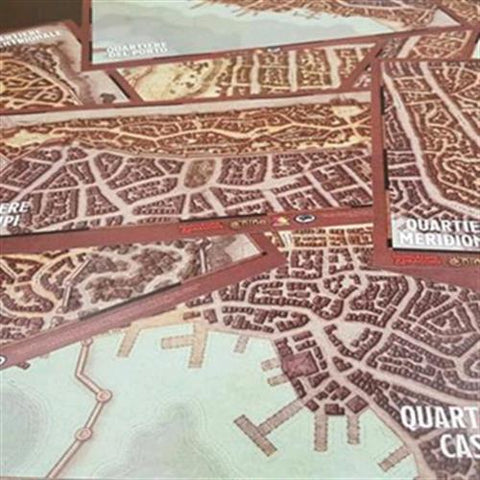 D&D 5A EDIZIONE ITA - WATERDEEP: MAPPE DEI QUARTIERI
