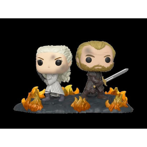 GAME OF THRONES - POP FUNKO VINYL FIGURE MOVIE MOMENTS - DAENERYS & JORAH W/ SWORDS