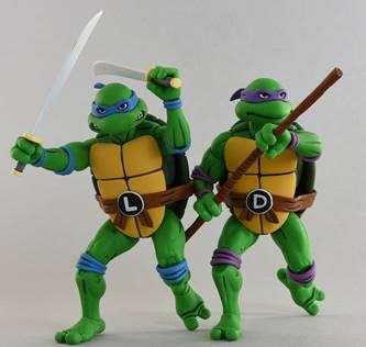 TMNT CARTOON LEONARDO&DONATELLO 2PK