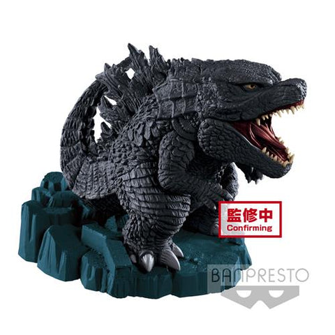 GODZILLA KING OF THE MONSTER - GODZILLA DEFORMED FIGURE - BANPRESTO STATUE 9CM