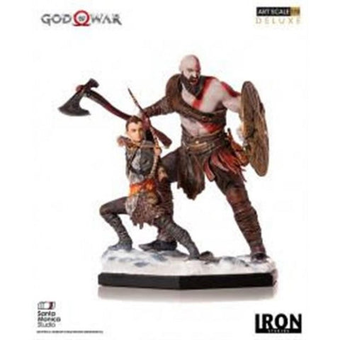 GOD OF WAR - KRATOS AND ATREUS 1/10 DELUXE STATUE 18CM