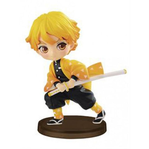 KIMETSU NO YAIBA - Q POSKET PETIT - ZENITSU AGATSUMA (NORMAL COLOR VER.) - FIGURE 7CM