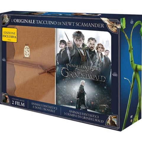 ANIMALI FANTASTICI 1 E 2 - DVD + ESCLUSIVO TACCUINO NEWT SCAMANDER