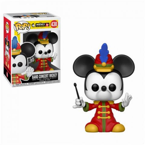 DISNEY: MICKEY'S 90TH ANNIVERSARY - POP FUNKO VINYL FIGURE 430 BAND CONCERT 9CM
