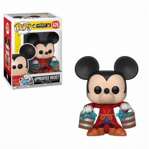 DISNEY: MICKEY'S 90TH ANNIVERSARY - POP FUNKO VINYL FIGURE 426 APPRENTICE MICKEY 9CM