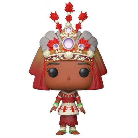 DISNEY MOANA OCEANIA - POP FUNKO VINYL FIGURE 417 MOANA (CEREMONY) 9CM