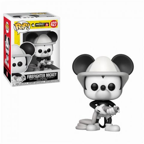 DISNEY: MICKEY'S 90TH ANNIVERSARY - POP FUNKO VINYL FIGURE 427 FIREFIGHTER MICKEY 9CM
