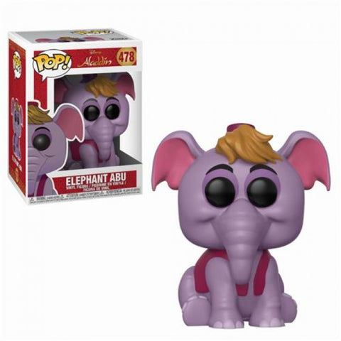 DISNEY ALADDIN - POP FUNKO VINYL FIGURE 478 ELEPHANT ABU 9CM
