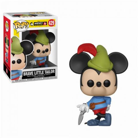 DISNEY: MICKEY'S 90TH ANNIVERSARY - POP FUNKO VINYL FIGURE 429 BRAVE LITTLE TAILOR 9CM
