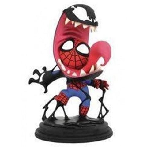 MARVEL ANIMATED - VENOM & SPIDER-MAN STATUE - 15CM