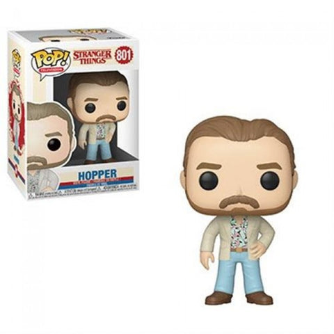 STRANGER THINGS - POP FUNKO VINYL FIGURE 801 HOPPER 9CM