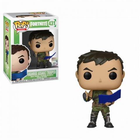 FORTNITE - POP FUNKO VINYL FIGURE 431 HIGHRISE ASSAULT TROOPER 9CM