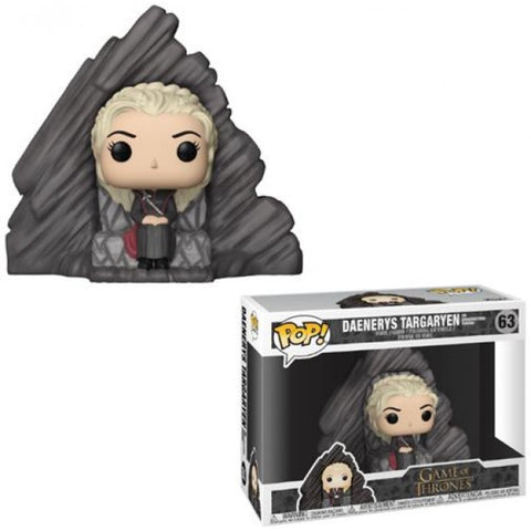 GAME OF THRONES - POP FUNKO VINYL FIGURE 63 DAENERYS TARGARYEN ON DRAGONSTONE THRONE