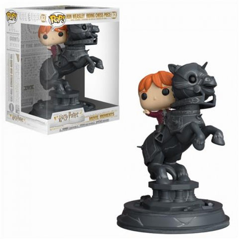HARRY POTTER - POP FUNKO VINYL FIGURE 82 MOVIE MOMENTS - RON RIDING CHESS PIECE