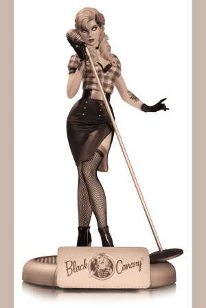 Dc Bombshell Black Canary Sepia Var