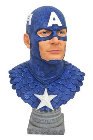 Legends 3d Marvel Captain America Bust
