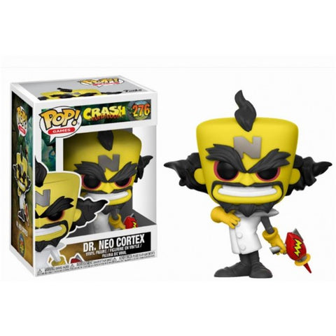 CRASH BANDICOOT - POP FUNKO VINYL FIGURE 276 DR. NEO CORTEX 9CM