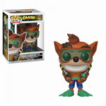 CRASH BANDICOOT S2 - POP FUNKO VINYL FIGURE 421 CRASH BANDICOOT WITH SCUBA GEAR 9CM